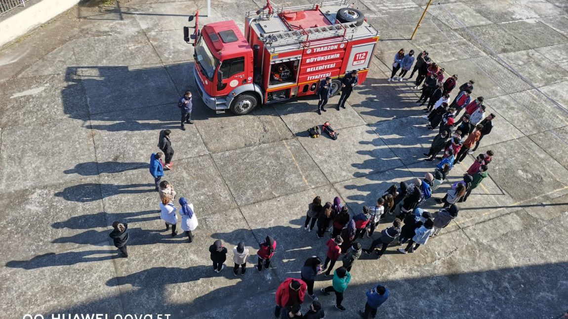 Şalpazarı İtfaiyesi Tarafından Öğrencilerimize Eğitim Verildi